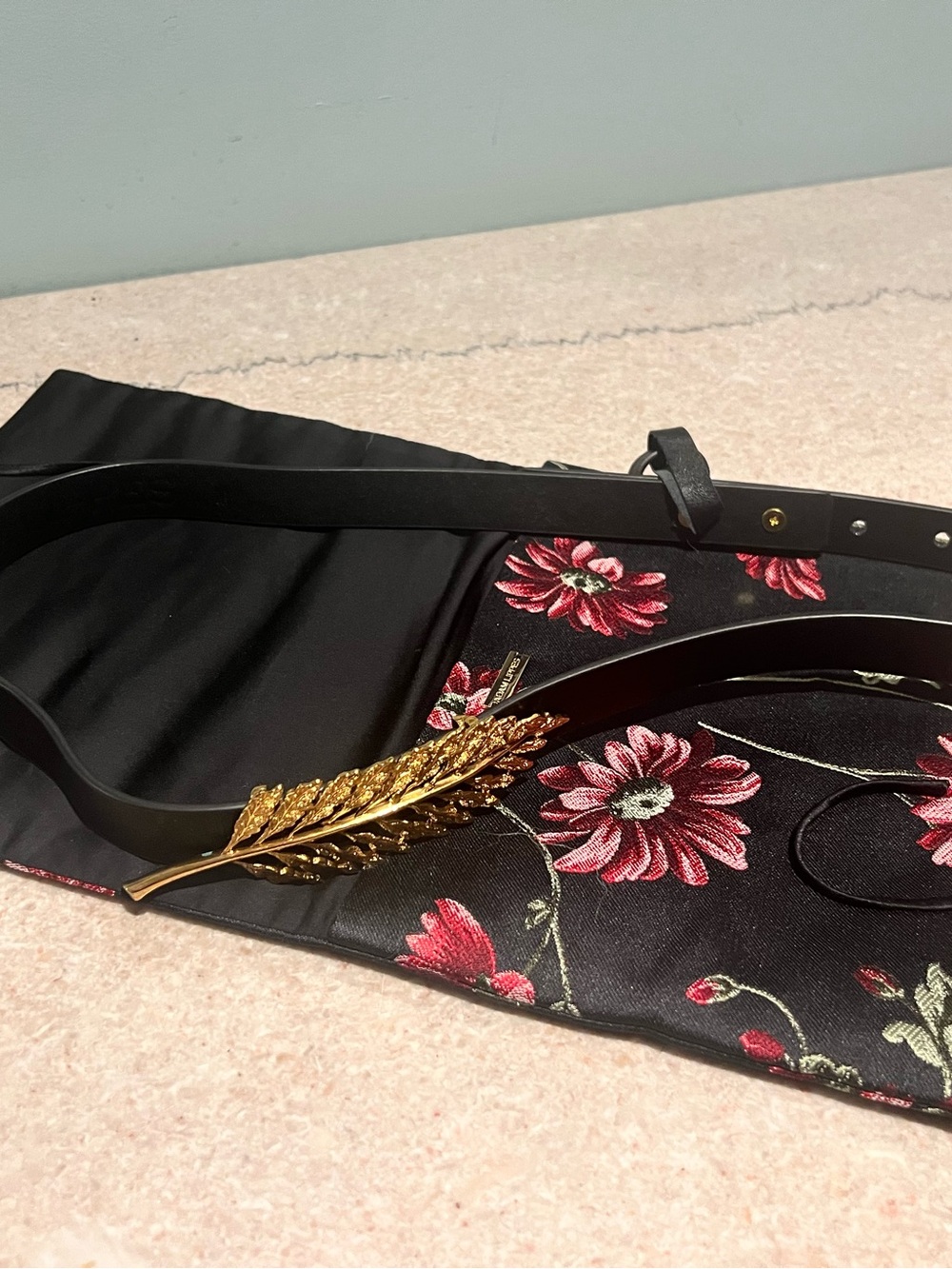 Adam Lippes Fern Belt, Sz. M - Finished in 24 K Gold - Picture 7 of 12